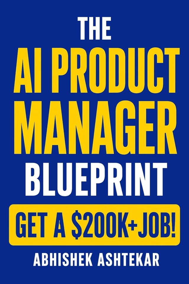 The AI Product Manager Blueprint book cover