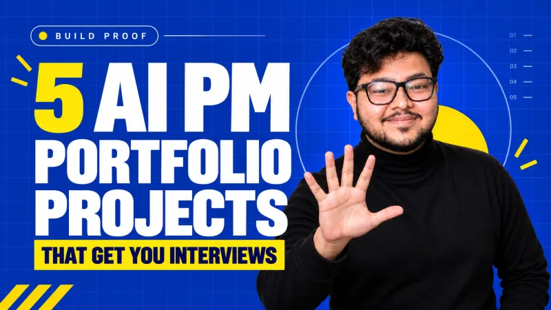 5 AI Product Manager portfolio projects that get you interviews (full briefs)